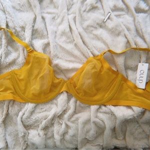CUUP plunge bra 34g marigold